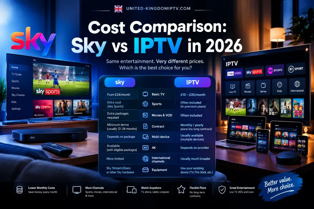 IPTV vs Sky UK