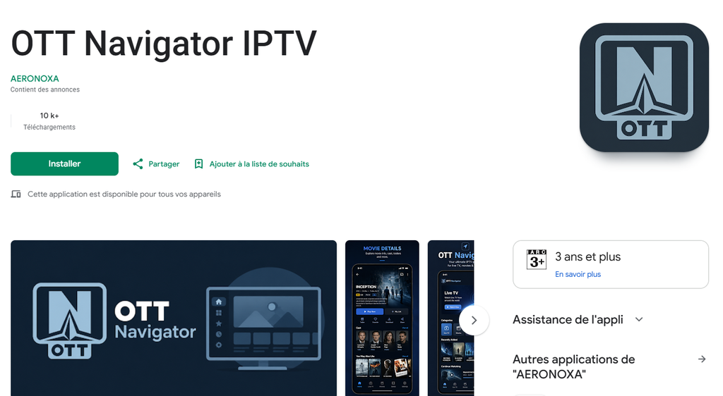 OTT Navigator on Nvidia Shield