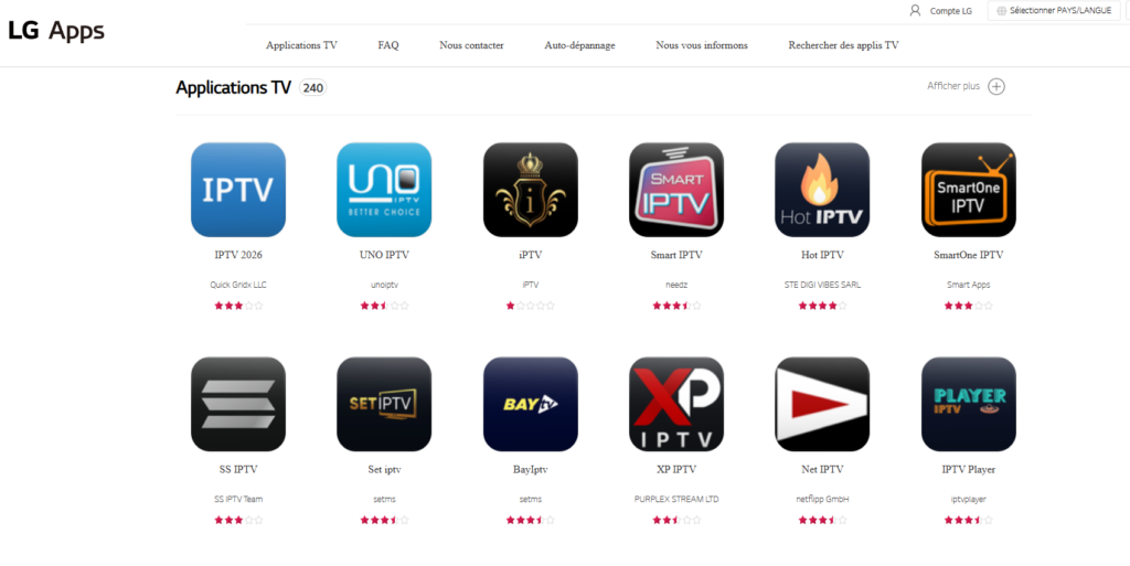 Best IPTV App for LG
