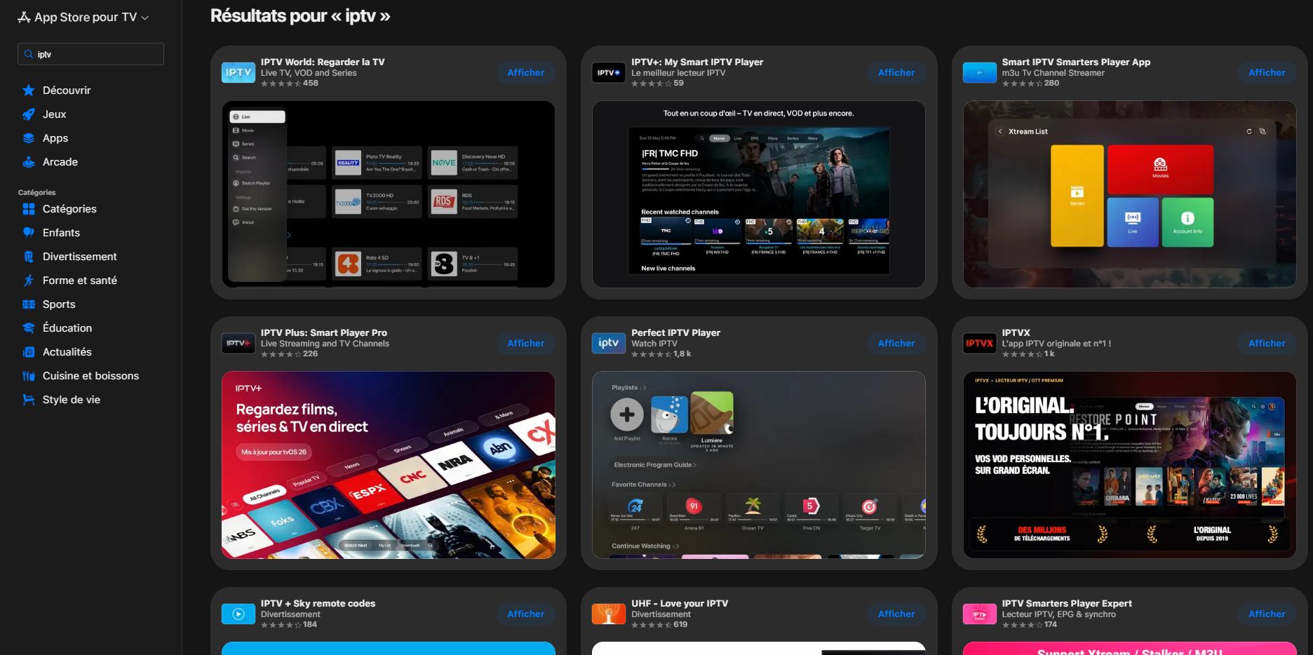 IPTV setup on Apple TV UK