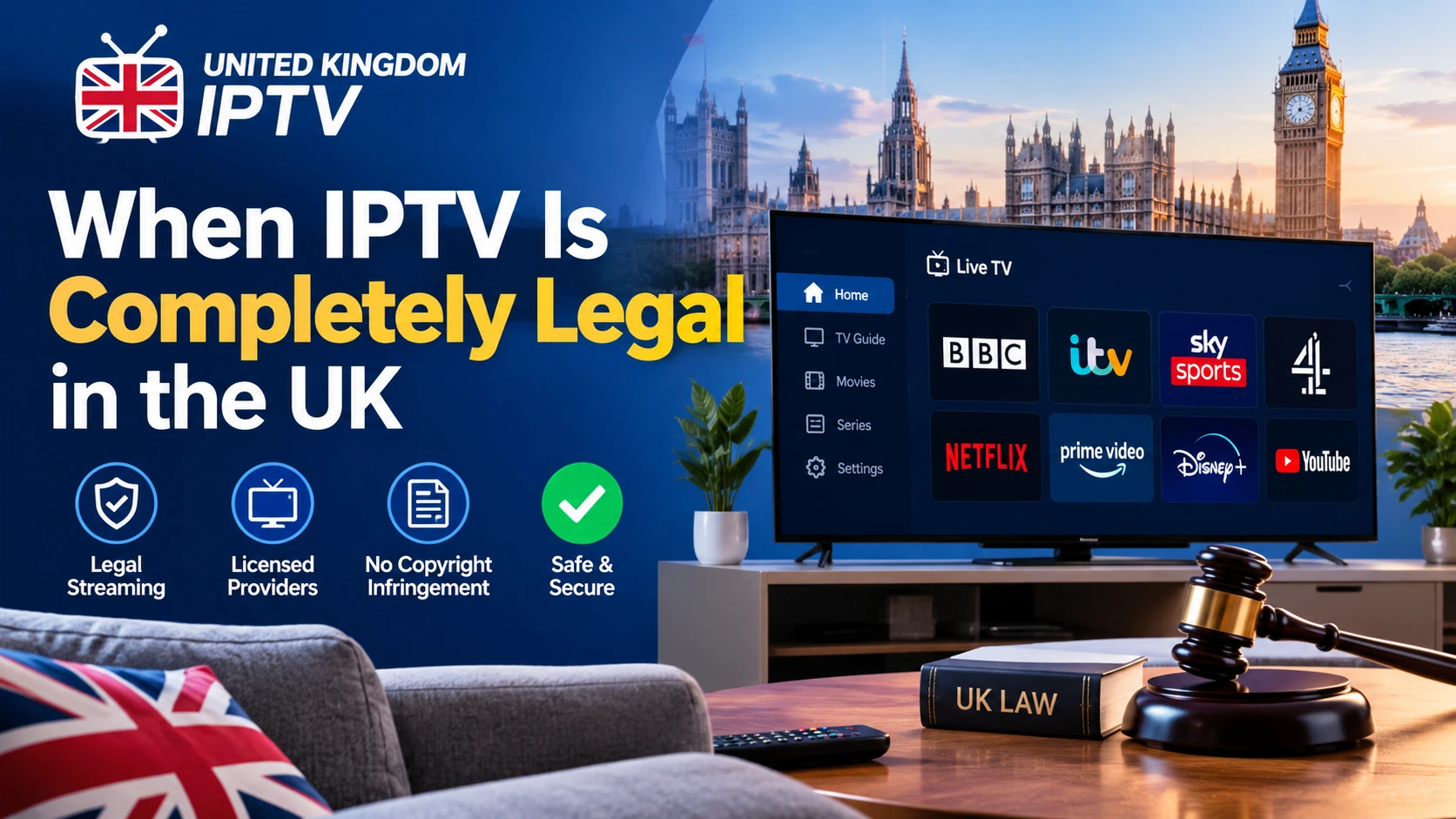  IPTV Is Completely Legal in the UK