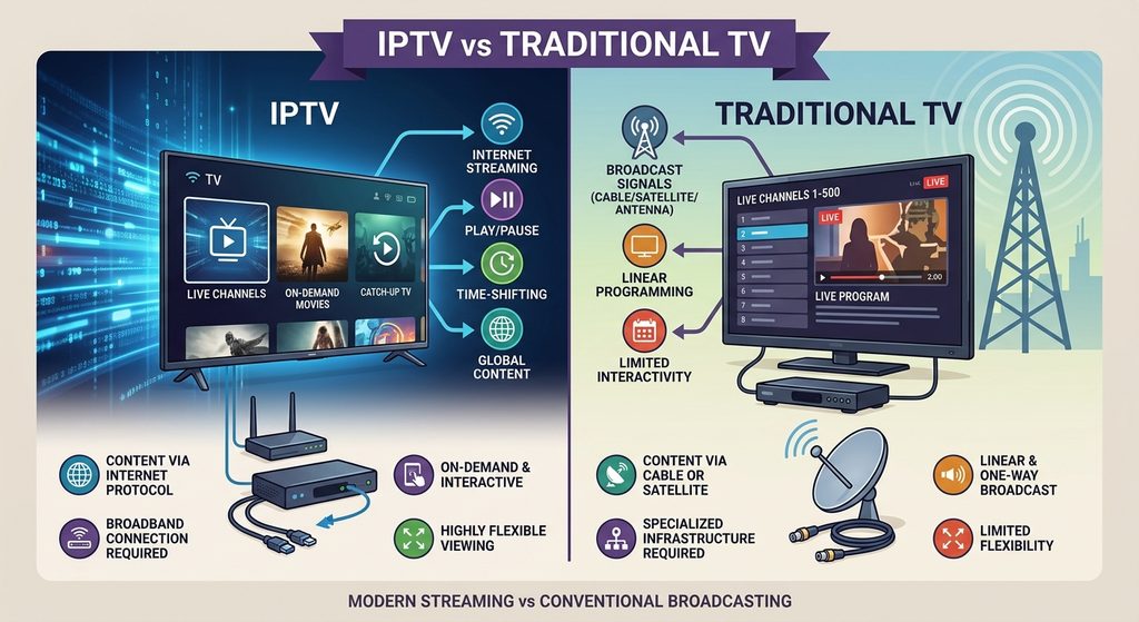 IPTV vs Traditional TV