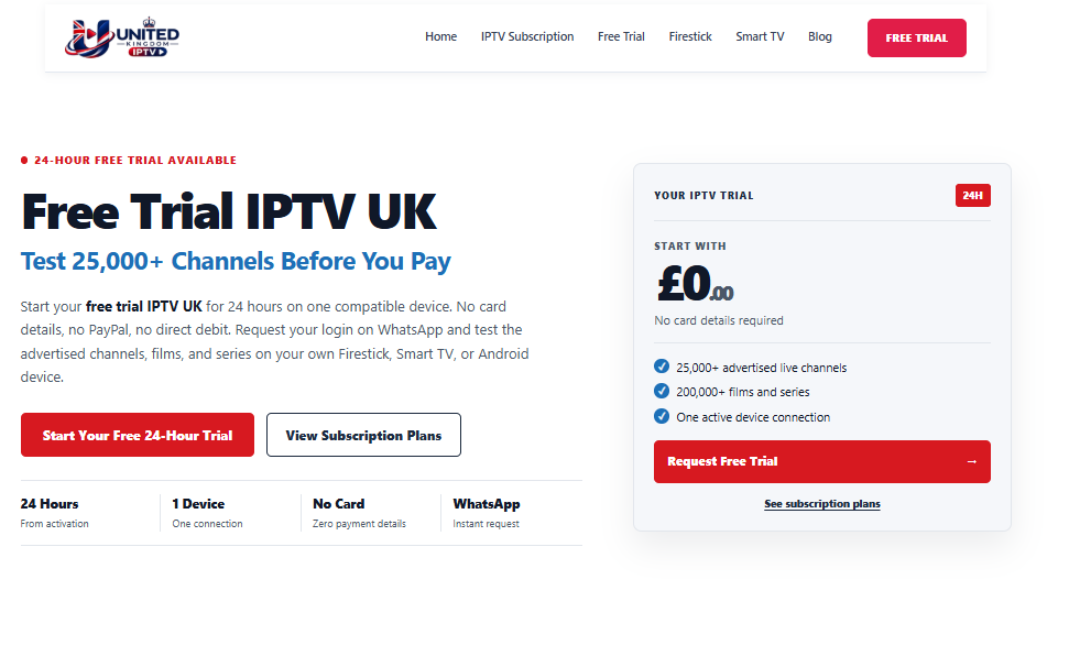 IPTV Service Trial